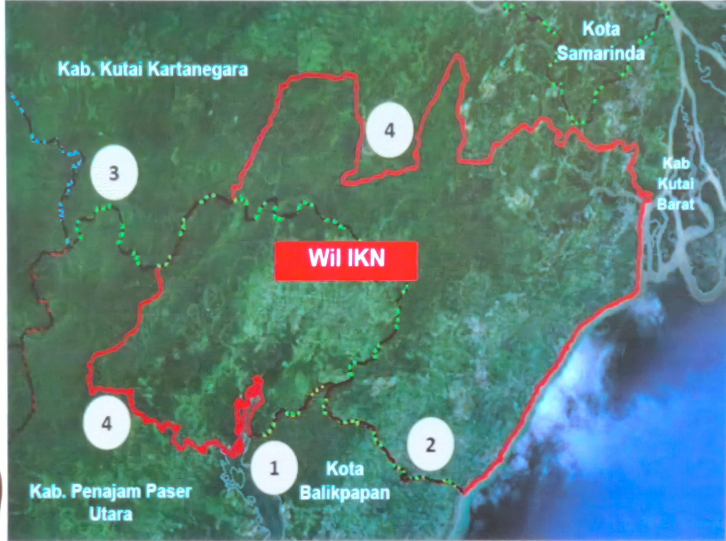 penegasan batas wilayah IKN, Otorita IKN, Pemerintah Kalimantan Timur, Ibu Kota Nusantara, batas daerah