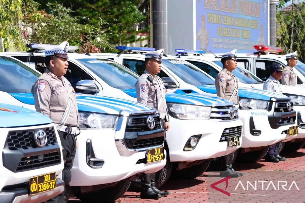 Operasi Zebra Mahakam 2025, pelanggaran lalu lintas, kecelakaan, Polres Kutim, keamanan