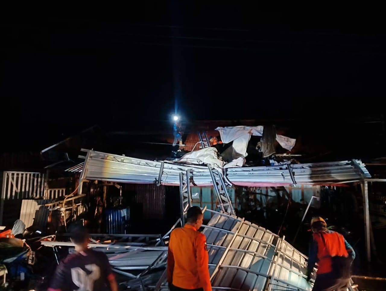 puting beliung Paser, angin kencang, Desa Tanah Periuk, BPBD Paser, cuaca ekstrem