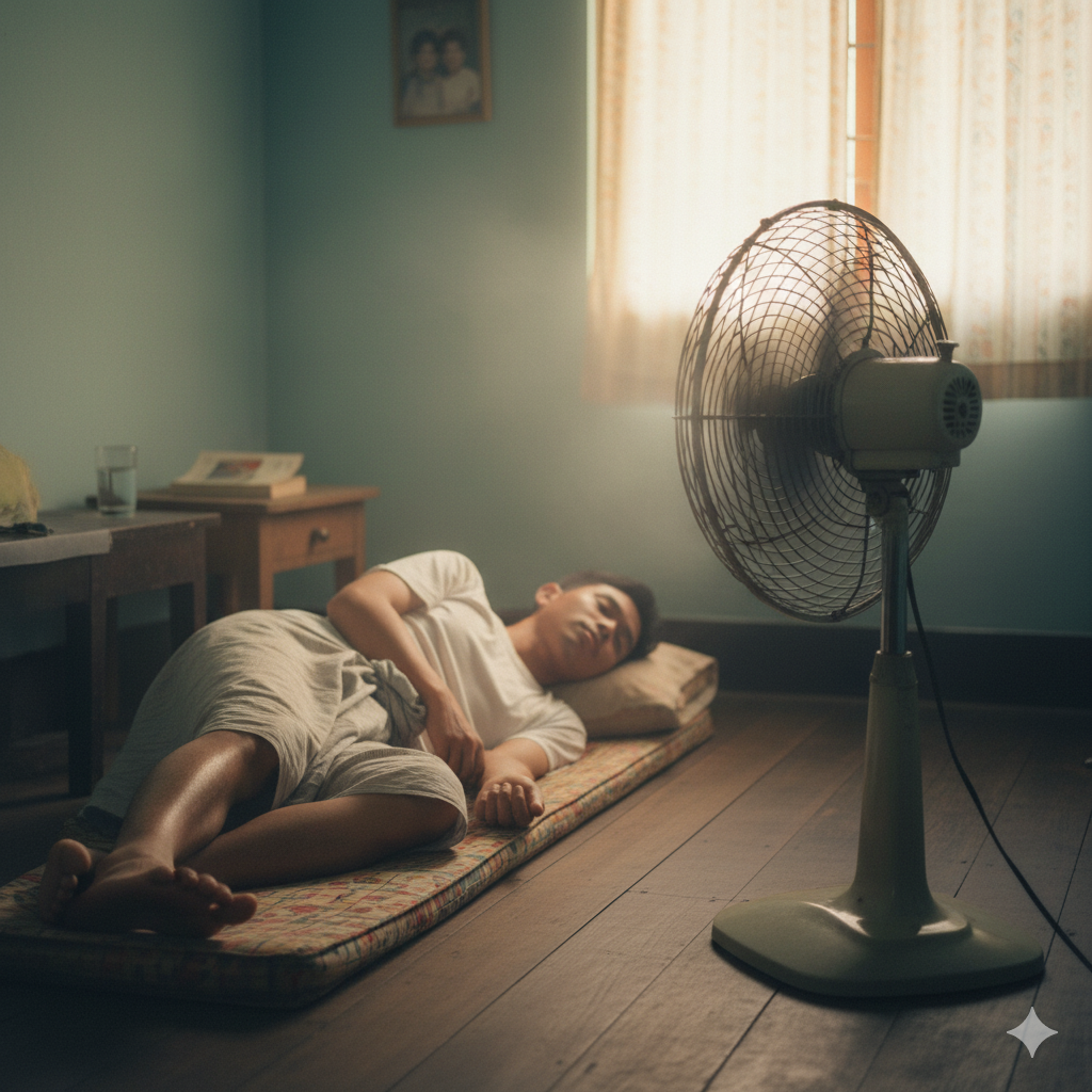 bahaya tidur pakai kipas angin, kipas angin, alergi, tidur, kesehatan