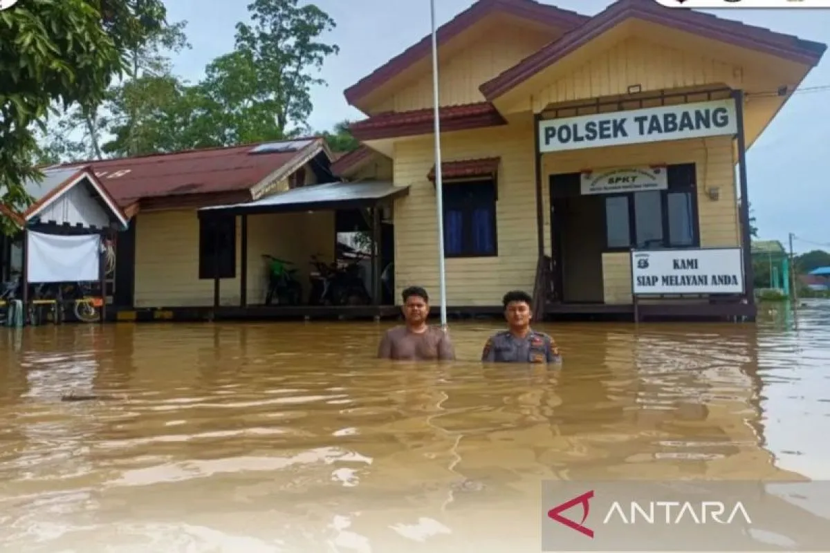 banjir Tabang, Dinsos Kaltim, bantuan logistik, bencana hidrometeorologi, Kutai Kartanegara