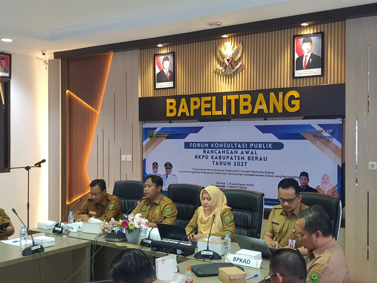 Sekda Berau Mulakan Forum Konsultasi Publik Rancangan Awal RKPD Berau Tahun 2027