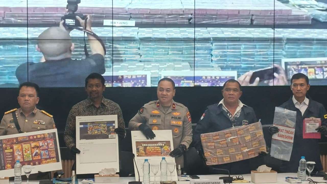 Bongkar Jaringan Judol! Bareskrim Sita Aset Rp96,7 Miliar dari 21 Situs Judi Online
