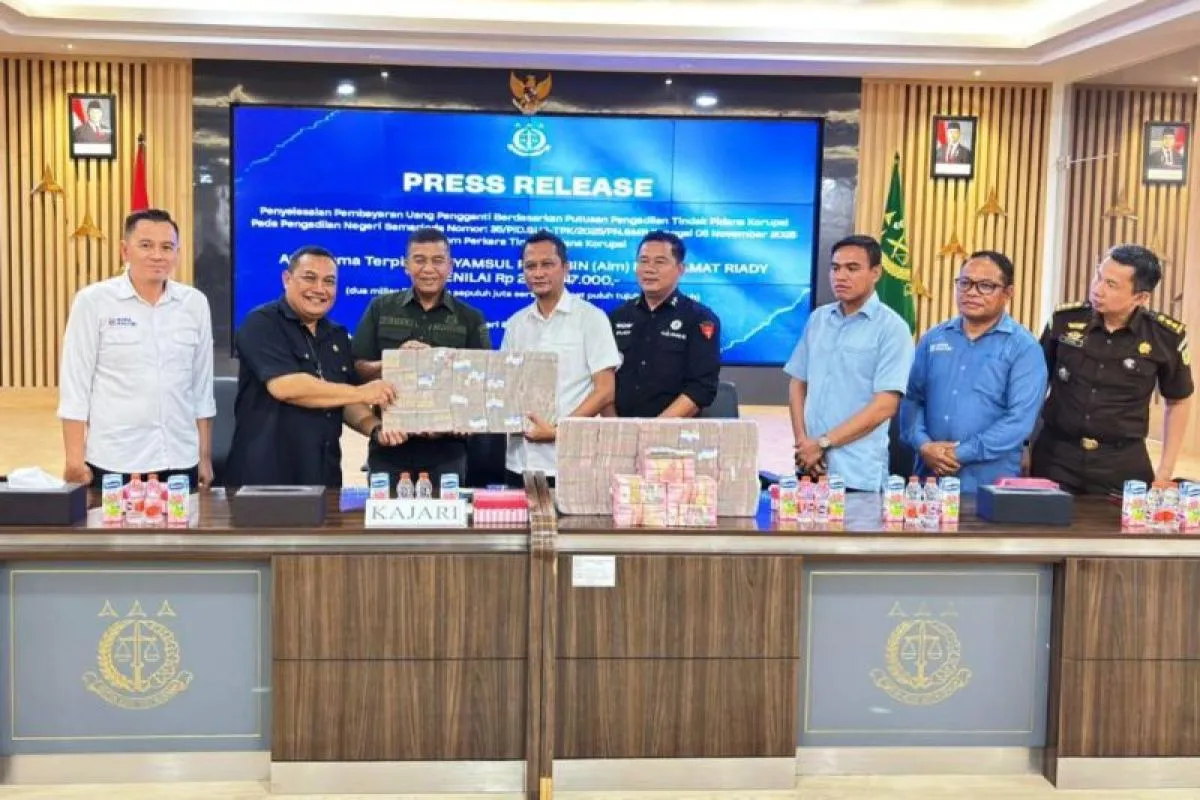 Kejari Samarinda pulihkan uang negara, korupsi Perusda BKS, uang pengganti korupsi, PN Samarinda Tipikor, kerugian negara