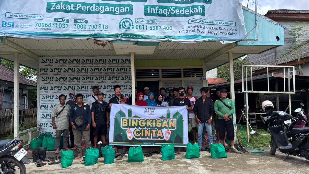 LAZ DPU Kaltim Bagikan Puluhan Paket Cinta