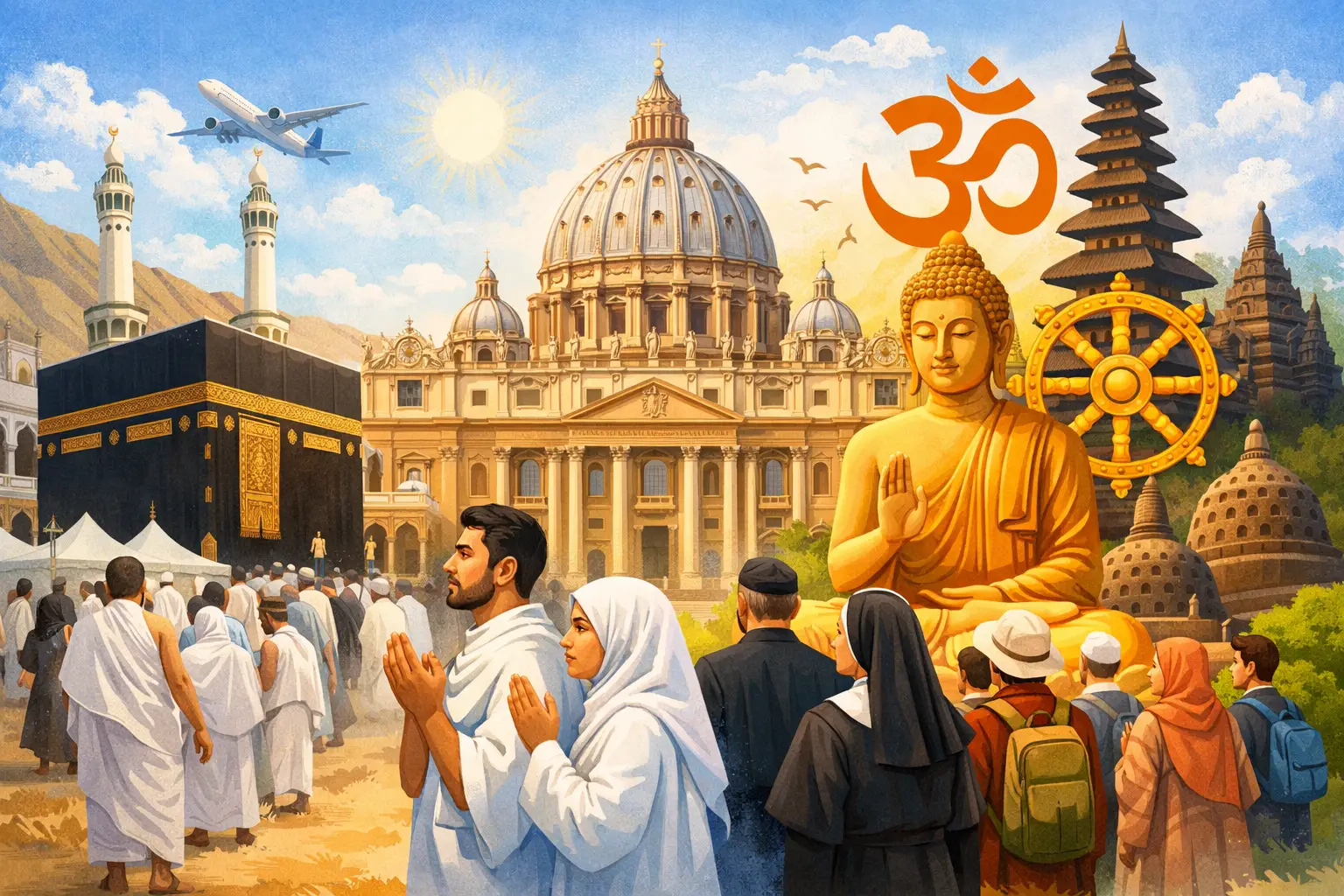 Program Gratispol Perjalanan Religi, Pemprov Kaltim, penjaga rumah ibadah, perjalanan religi, toleransi beragama