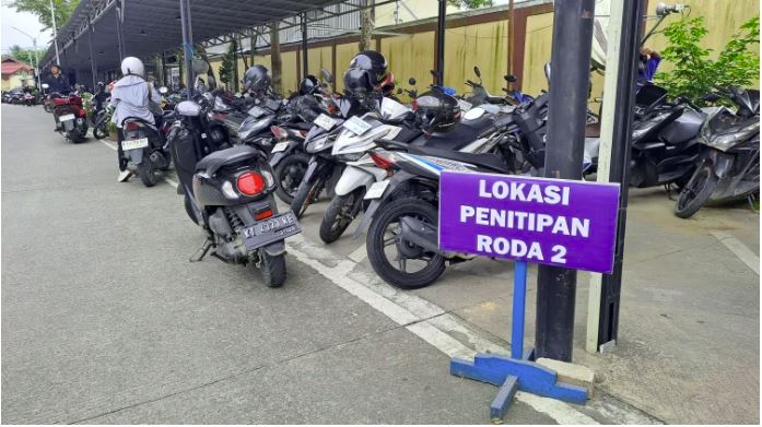 Polresta Samarinda Sediakan Titip Kendaraan Gratis bagi Pemudik
