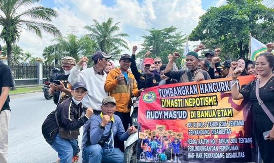 Forum Disabilitas Kaltim Ikut Aksi Pertama Kali, Ini Tuntutannya ke Pemprov Kaltim