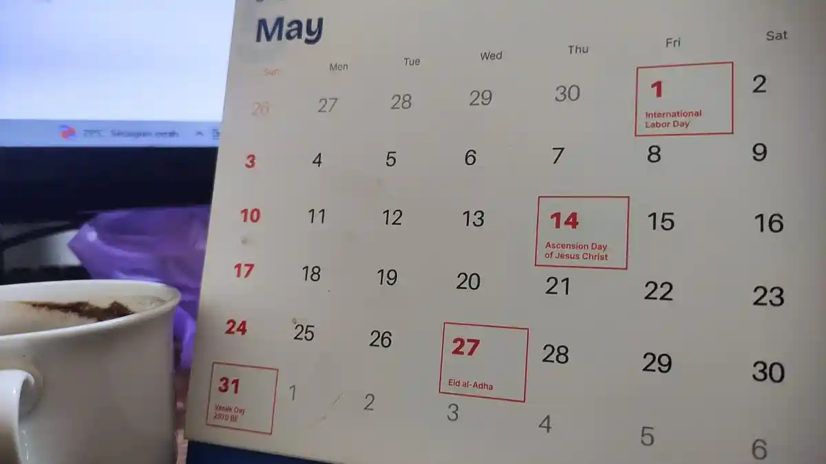 Ada Banyak Log Weekend di Bulan Mei, Tanggal Berapa Saja?