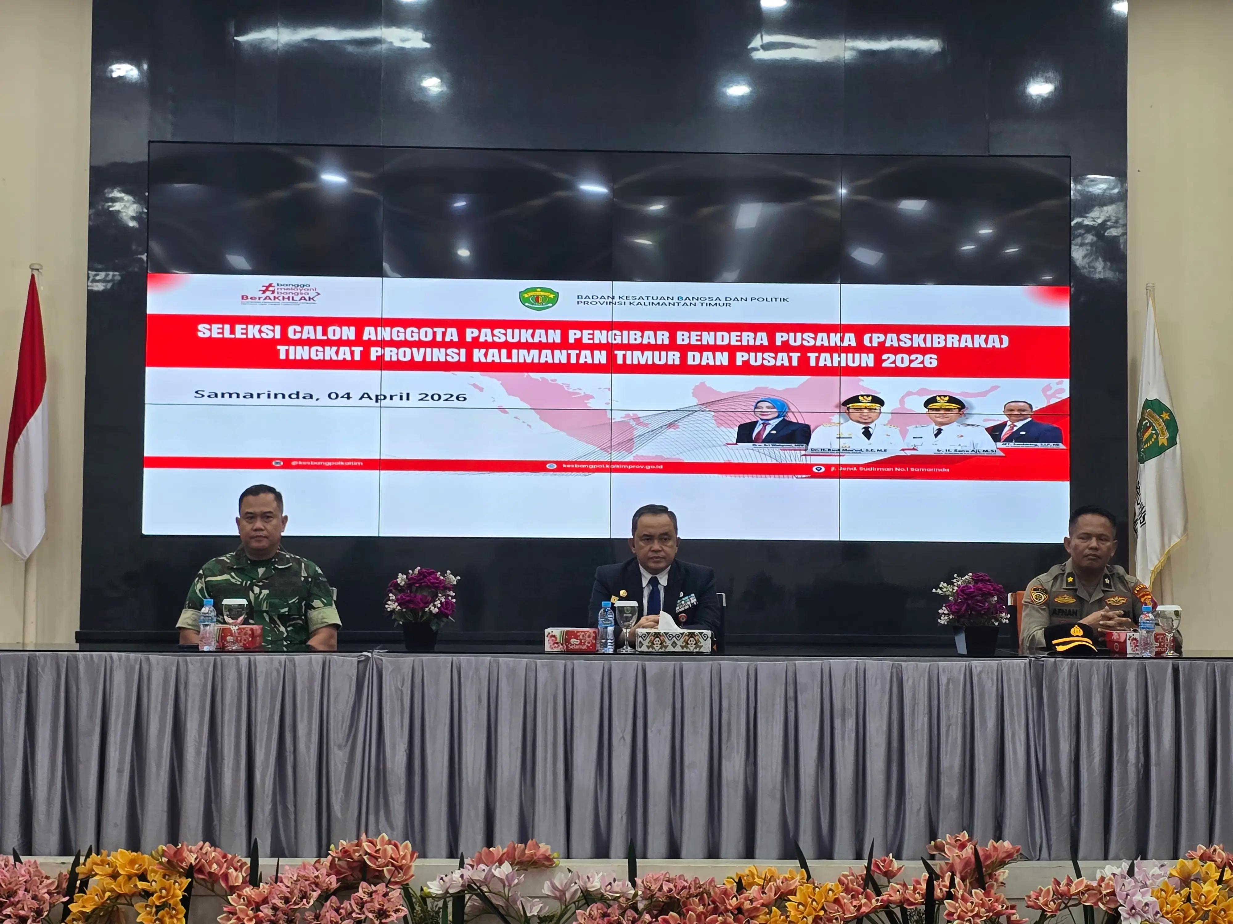 Pembukaan Seleksi Paskibraka Kaltim 2026, Tekankan Integritas dan Kualitas Peserta