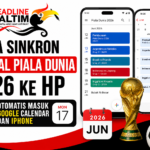 Cara Sinkron Jadwal Piala Dunia 2026 ke HP, Otomatis Masuk Google Calendar dan iPhone