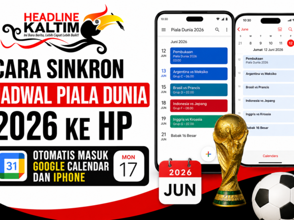 Cara Sinkron Jadwal Piala Dunia 2026 ke HP, Otomatis Masuk Google Calendar dan iPhone