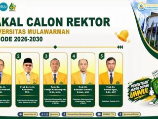 Ini Dia 5 Bakal Calon Rektor Unmul Periode 2026–2030, Siap Masuki Tahap Penyaringan
