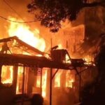 Kebakaran di Dahor, 3 Rumah Ludes Terbakar