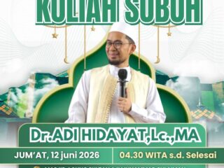 Ceramah Ustaz Adi Hidayat di Tenggarong Tak Terkonfirmasi, Takmir Masjid Agung SAMS Minta Maaf