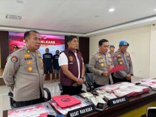Dikendalikan Napi Lapas Tarakan, Polres Berau Sita Delapan Kilogram Sabu-Sabu