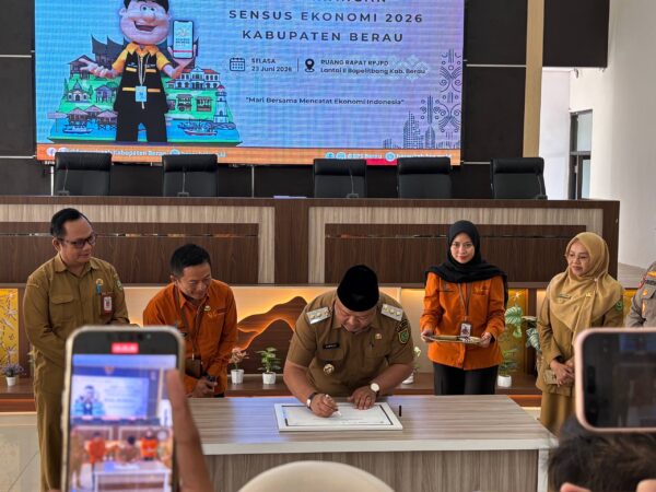 Wabup Gamalis Mulakan Pencanangan Sensus Ekonomi 2026 Kabupaten Berau