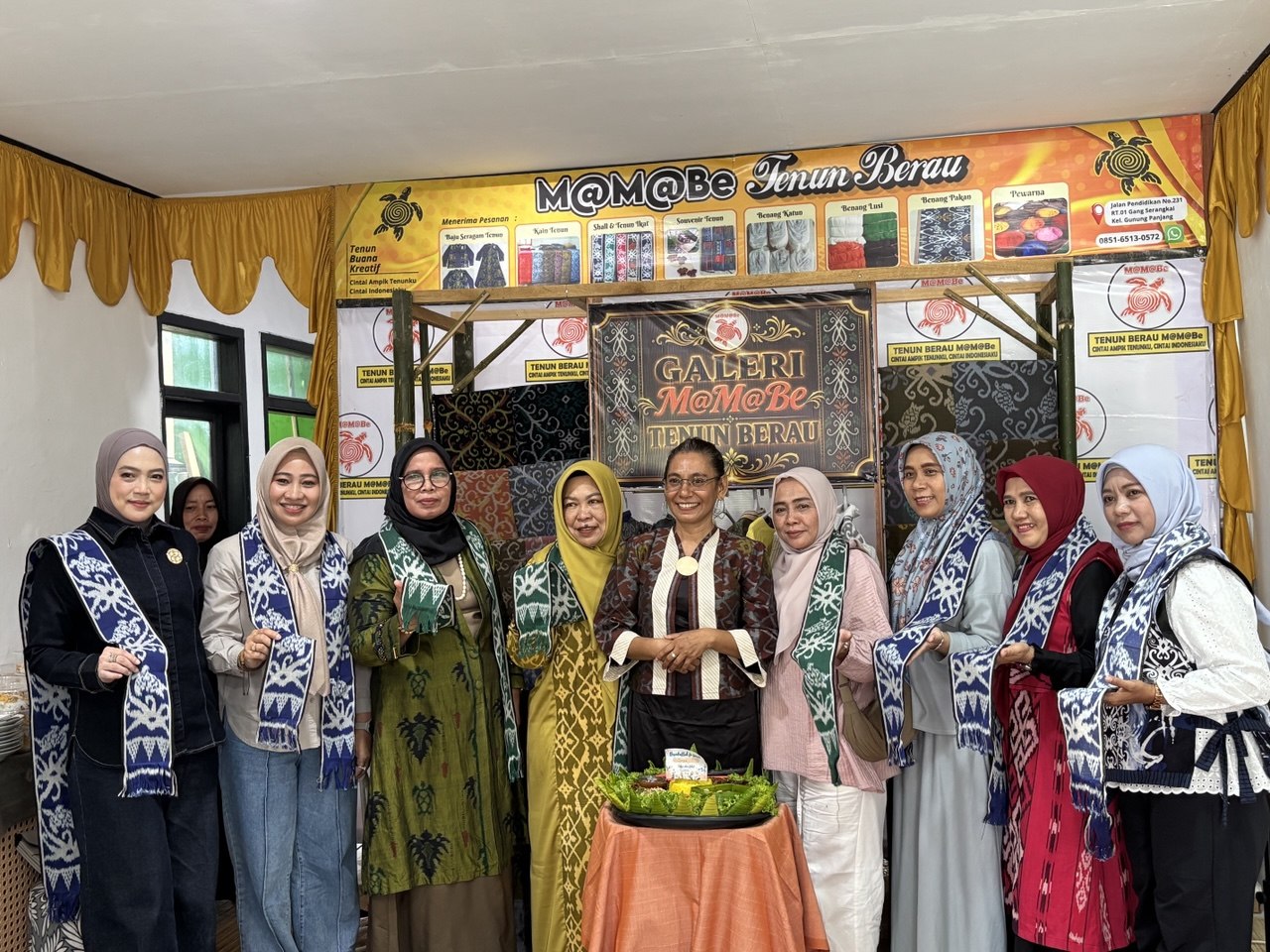 Galeri M@M@Be Hadir di Tanjung Redeb, Sonya Dorong Regenerasi Penenun Berau