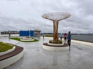 Kece! Pemkot Samarinda Garap Rooftop Cafe dengan View Sungai Mahakam di Pasar Pagi