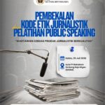 Besok, PWI Kukar Gelar Pembekalan Kode Etik Jurnalistik dan Pelatihan Public Speaking