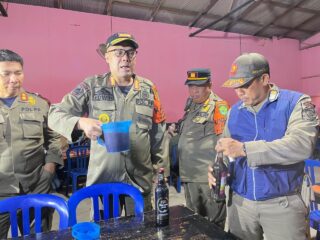 Satpol PP Kembali "Garuk" Sejumlah Kafe di Kawasan Jl Kapten Soedjono