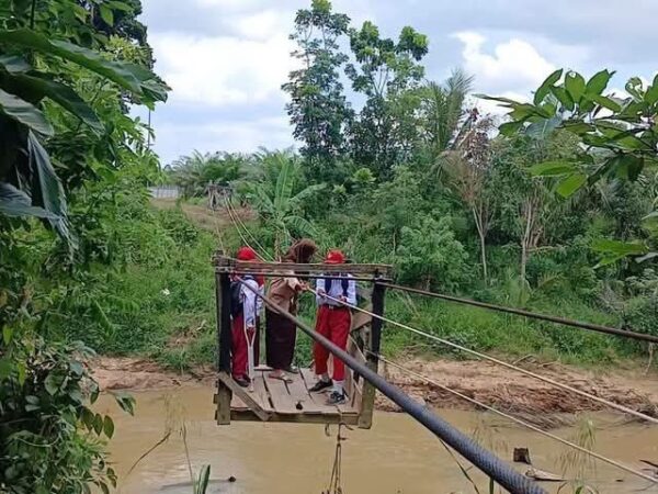 Jembatan Gantung Santan Ulu Segera Diperbaiki Demi Keselamatan Pengguna