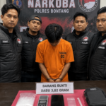 Polres Bontang Ringkus 2 Terduga Pengedar Sabu, 3,82 Gram Barang Bukti Disita