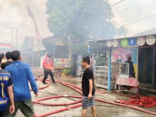 Empat Rumah di Kelurahan Timbau Ludes Terbakar