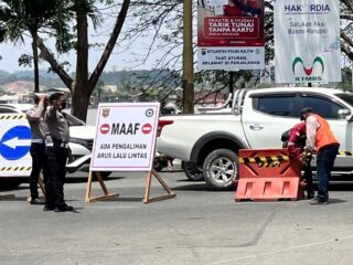 Truk Dialihkan ke Jalan Juanda Selama Pengerjaan Sodetan Gunung Cermai