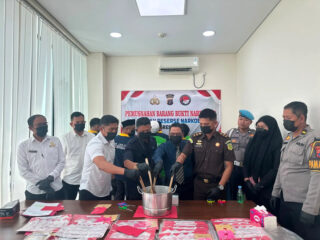 Polres Berau Musnahkan 372,67 Gram Sabu, 12 Tersangka Terjerat Kasus Narkotika