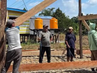 Pembangunan Sekolah Filial Birang Mulai Berjalan, Gamalis: Gotong Royong untuk Pendidikan