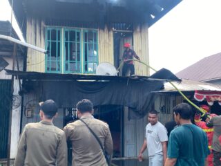 Tiga Bangunan di Jalan Milono Ludes Terbakar