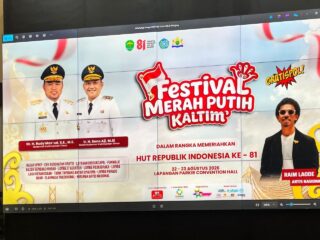 Meriahkan HUT RI ke-81, Festival Merah Putih Kaltim Gratiskan 50 Stand UMKM dan Hadirkan Raim Laode