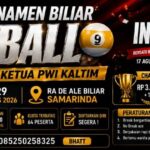 Rayakan HUT ke-81 RI, PWI Kaltim Gelar Turnamen Biliar