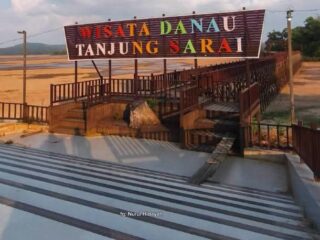 Objek Wisata Alam Danau Tanjung Sarai di Desa Kedang Murung Alami Kekeringan 