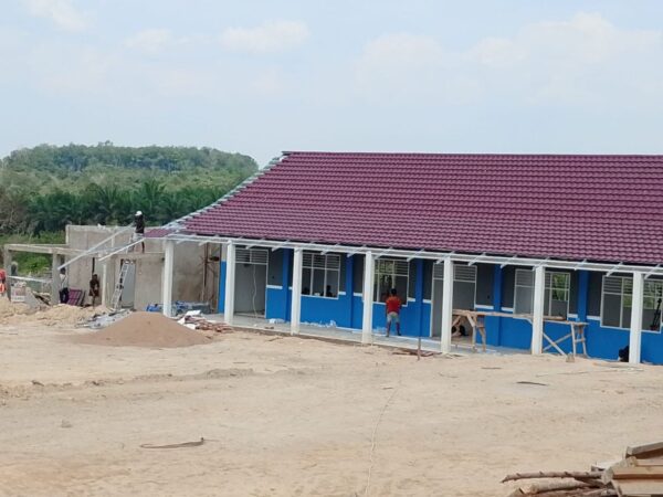 Pembangunan SMAN 3 Muara Kaman Terus Dikebut
