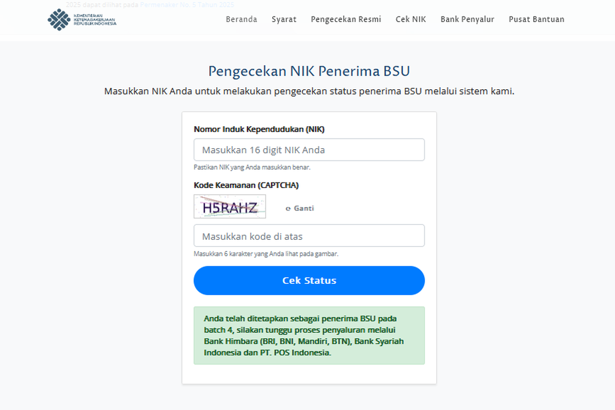 Link BSU 2026 untuk Cek Penerima Rp 900.000, Ini Laman Resmi dan Caranya