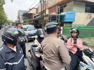 16 Pengendara Ditilang Saat Hari Pertama Operasi Patuh Mahakam di Jalan Pangeran Suriansyah