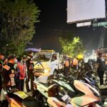 Parkir Tutupi Parit, Tiga Motor di Kopi Kenangan Slamet Riyadi Ditowing Dishub Samarinda