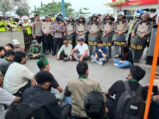 HMI Samarinda Gelar Aksi Jilid II di Fuel Terminal, Tagih Transparansi Data Distribusi BBM
