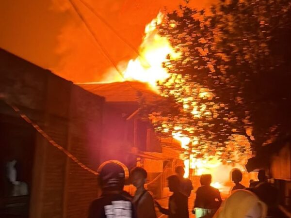 Kebakaran di Jalan Kartini Tenggarong, Dua Anak Meninggal Dunia