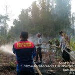 Hujan Tak Merata, Penanganan Karhutla di Berau Terus Berlanjut